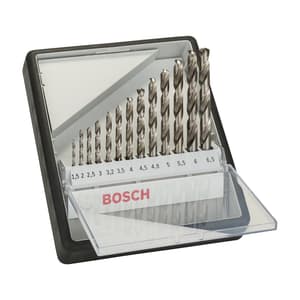 Bosch 13 Pcs HSS-G Robust Line Metal Drill Bit Set, 2 607 010 538