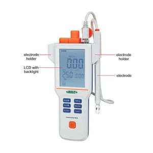Insize 0 - 200mS/cm Portable Conductivity / TDS Meter, 0411-0200