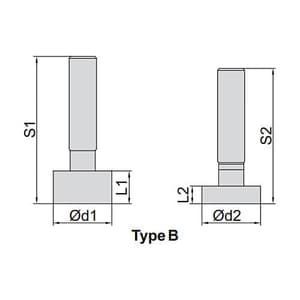 Insize 55 mm Plain Plug Gauge (Type B), 4124-55