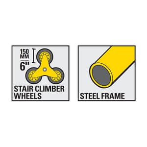 Stanley 200 Kg Load Capacity Steel Hand Truck (Stair Climber), SXWT-HT523