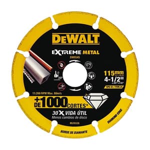 Dewalt 4-1/2 inch / 115 mm Extreme Diamond Edge Cutoff Wheel-30x Life, DW8545-IN
