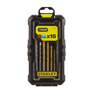 Stanley 16 Pcs Titanium Drilling & Screw Driving Set, STA7221