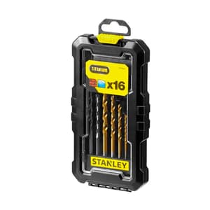 Stanley 16 Pcs Titanium Drilling & Screw Driving Set, STA7221