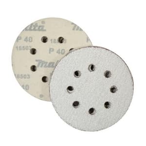 Makita 125 mm / 150 Grit Abrasive Sanding Disc For Paint (8 Holes), D-65866