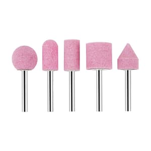 Bosch 25 mm Dia. Medium Hard Conical Grinding Stone (Pack of 5 Pcs), 1 609 200 286