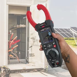 Metravi 3-5/6 Digit / 1000A Digital TRMS AC/DC Clamp Meter For Solar & Motor Applications, Pro Solar-3