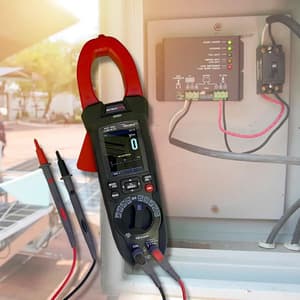 Metravi 3-5/6 Digit / 1000A Digital TRMS AC/DC Clamp Meter For Solar & Motor Applications, Pro Solar-3