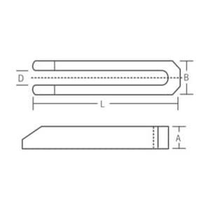 Apex 14 x 125 mm Open End Strap Clamp, 916-2