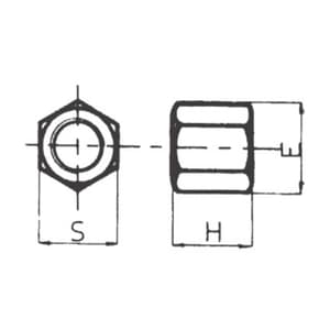 Apex M12 Dia. Steel Hex Nuts (Pack of 10 Pcs), 920-3