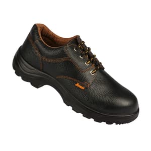 Paragon Buff Split Leather Safety Shoe 735 - Metal Toe (Black), PU0735GP