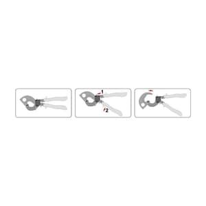 Yato 300 mm Ratchet Cable Cutter, YT-18600