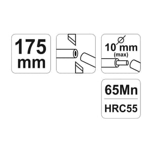 Yato 175 mm / 7 inch Electrician Cutter, YT-2268