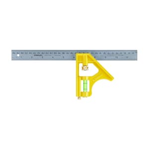 Stanley 300 mm Met DieCast Comb Square, 2-46-028