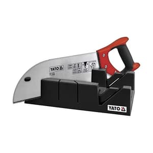 Yato 250 mm / 10 Inch Plastic Mitre Box With Dovetail saw, YT-3150