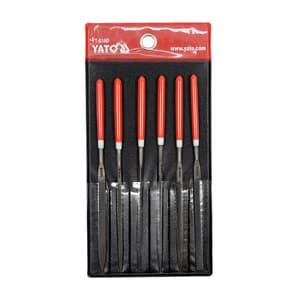 Yato 3 x 65 x 140 mm Needle File Set (Pack Of 6 Pcs), YT-6160