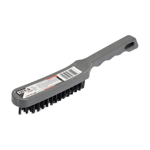 Yato 5 Rows Plastic Handle Steel Wire Brush, YT-6355