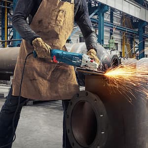 Bosch 180mm / 7 inch 2400W Professional Large Angle Grinder, GWS 24-180
