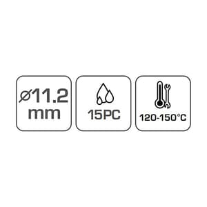 Hogert 11.2 mm Glue Gun Sticks (Pack of 180 Pcs), HT2C135
