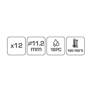 Hogert 11.2 mm Glue Gun Sticks (Pack of 12 Pcs), HT2C137