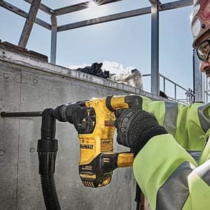 Dewalt 950W 30mm SDS-Plus 3-Mode Combi Hammer with Active Vibration Control-Perform & Protect Shield, D25333K-QS