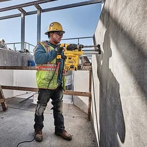 Dewalt 950W 30mm SDS-Plus 3-Mode Combi Hammer with Active Vibration Control-Perform & Protect Shield, D25333K-QS