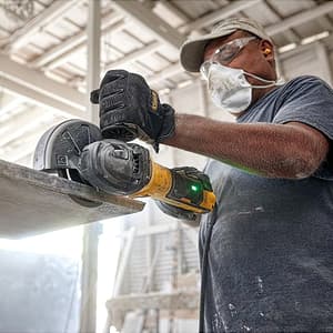 Dewalt 1700W / 125mm Heavy Duty Brushless Medium Angle Grinder-Perform & Protect Shield, DWE4347-QS