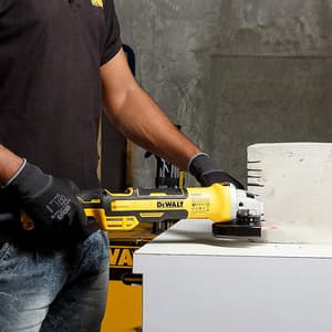 Dewalt 1700W / 125mm Heavy Duty Brushless Variable Speed Medium Angle Grinder-Perform & Protect Shield, DWE4377-QS