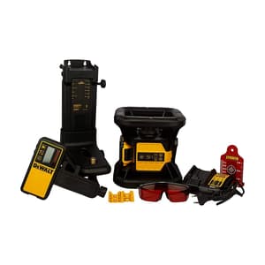 Dewalt Self Levelling Rotary Laser with Red Beam (Pack of 7 Kit), DCE074D1R-QW