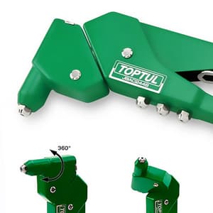 Toptul 2.4 - 4.8 mm 360° Swivel Head Hand Riveter, JBAC2448