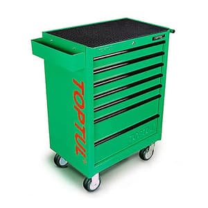 Toptul 227 Pcs General Series Mechanical Tool Set With 7 Drawer Tool Trolley, GCAJ0001