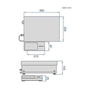 Insize 20 Kg Industrial Electronic Balance (Professional Type), 8309-20