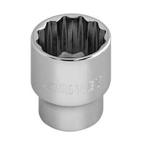 Stanley 15 mm, 3/8 Inch Sq. Drive Standard Sockets 12 Point, 1-86-350