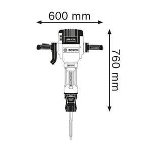 Bosch 2000W Professional Heavy Duty Electric Breaker, GSH 27 VC