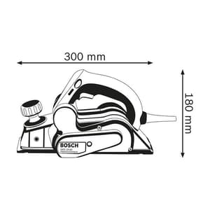 Bosch 0-1mm 710W Professional Planer, GHO 10-82