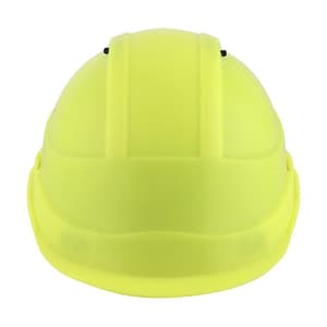 Black+Decker Industrial Safety Helmet With Plastic Suspension & Ratchet Type Adjustment With Chin Strap (Green), BXHP0221IN