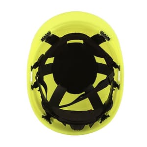 Black+Decker Industrial Safety Helmet With Plastic Suspension & Ratchet Type Adjustment With Chin Strap (Green), BXHP0221IN