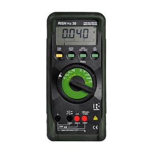 Rishabh 3-3/4 Digit / 3100 Counts TRMS Analog + Digital Multimeter with Insulation Tester, RISH MIT 30