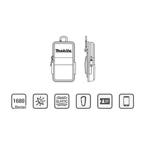 Makita 100 mm Length Ultimate Smartphone Holder, E-15556