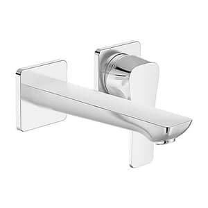 Kohler Fore Tri Single Control Wall Mount Lavatory Faucet Trim Without Drain In Polished Chrome Finish, K-27481IN-4ND-CP