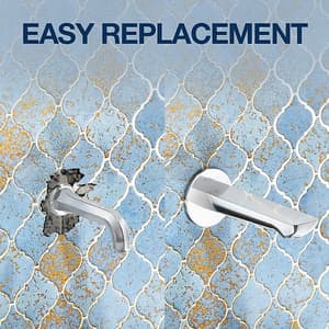 Kohler Fore Tri Bath Spout Without Diverter In Polished Chrome Finish, K-27490IN-CP