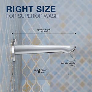 Kohler Fore Tri Bath Spout Without Diverter In Polished Chrome Finish, K-27490IN-CP