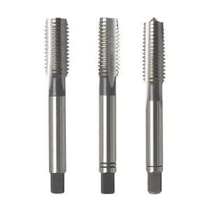 Orion Metric Thread M3 x 0.5 Pitch HSS Hand Taps (Set of 3 Pcs), 13013030
