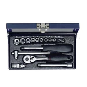 Orion 16 Pcs 1/4 Inch Sq. Drive Socket Wrench Hexagon Set, 58010010