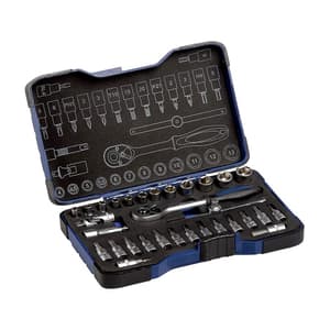 Orion 31 Pcs 1/4 Inch Sq. Drive Socket Wrench Hexagon Set, 58010030
