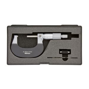 Mitutoyo 25 - 50 mm Outside Micrometer with Rachet Stop, 102-302