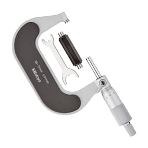 Mitutoyo 50 - 75 mm Outside Micrometer with Ratchet Stop, 102-303