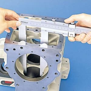 Mitutoyo 0 - 40 inch Long Jaw Vernier Caliper With Fine Adjustment, 534-120