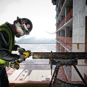 Dewalt 54V Flexvolt 125 mm Cordless Angle Grinder Kit -2x6.0 Ah Batteries Included, DCG414T2-QW