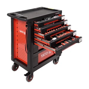 Yato 7 Drawers Roller Cabinet with Tools (211 Pcs), YT-55290