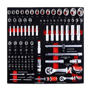 Yato 7 Drawers Roller Cabinet with Tools (211 Pcs), YT-55290